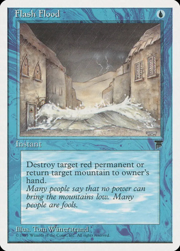 Flash Flood [Chronicles] - MTG Single