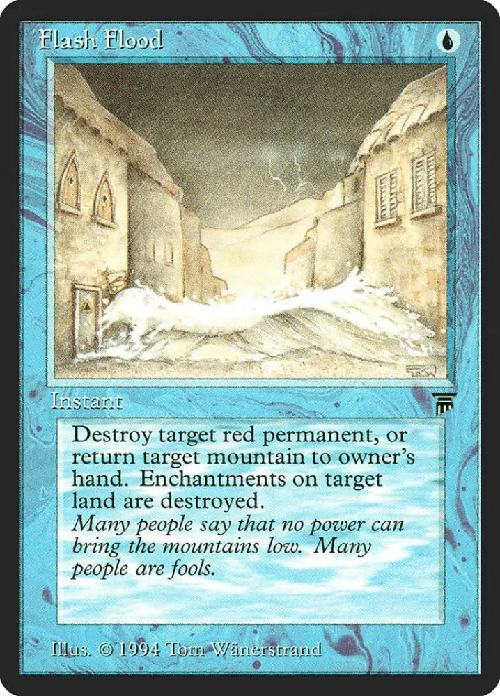 Flash Flood [Legends] - MTG Single