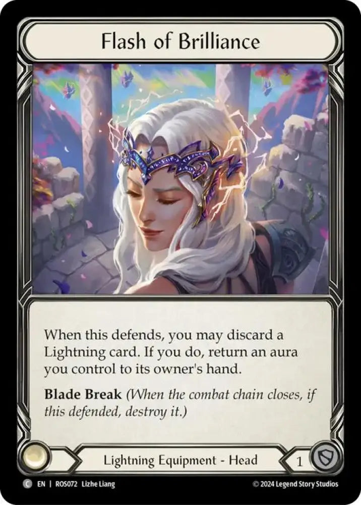 Flash of Brilliance [Rosetta] Cold Foil - Flesh And Blood Single