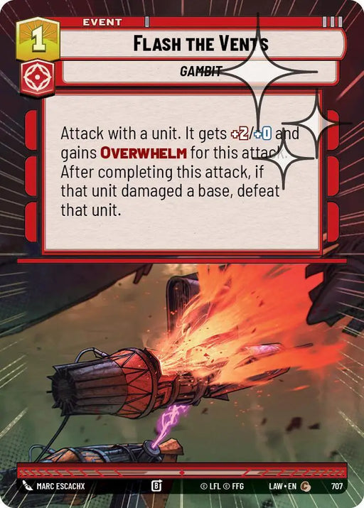 Flash the Vents (Hyperspace Foil) (707) [A Lawless Time]