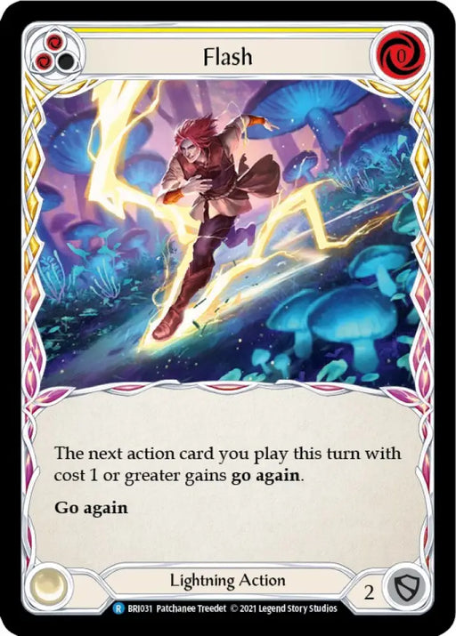 Flash (Yellow) [Tales of Aria Blitz Deck] 1st Edition Normal - Flesh And Blood Single