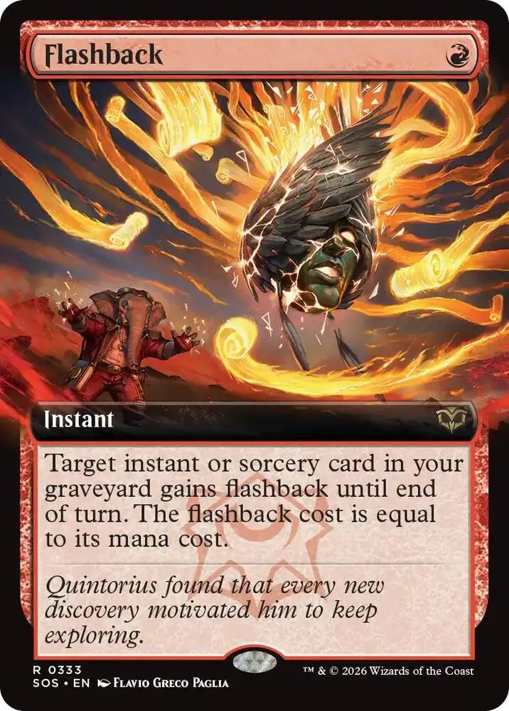 Flashback (Extended Art) (333) [Secrets of Strixhaven]