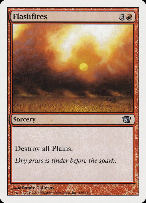 Flashfires [Eighth Edition] - MTG Single