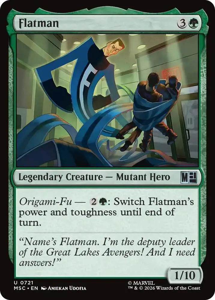 Flatman (721) [Marvel Super Heroes Commander]