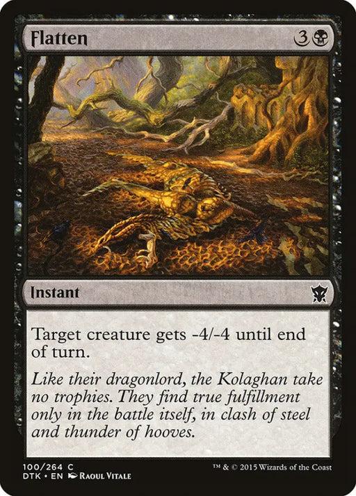 Flatten [Dragons of Tarkir] - MTG Single
