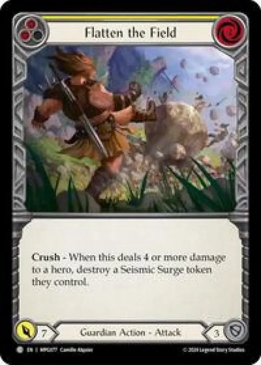 Flatten the Field (Yellow) (MPG077) [Mastery Pack Guardian]