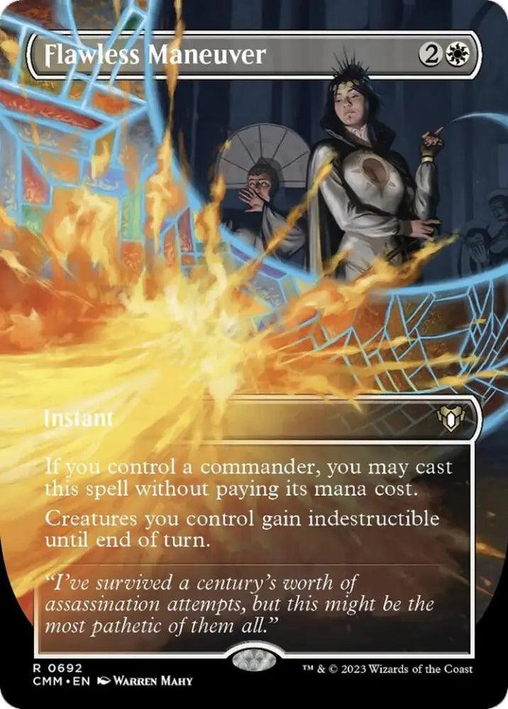 Flawless Maneuver (Borderless Alternate Art) [Commander Masters] - MTG Single