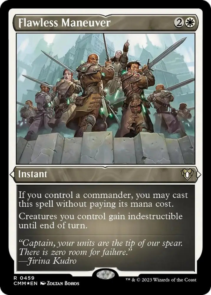 Flawless Maneuver (Foil Etched) [Commander Masters] - MTG Single