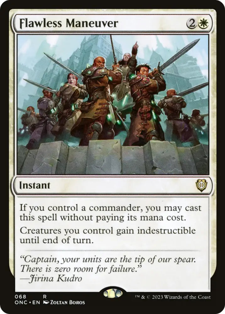Flawless Maneuver [Phyrexia: All Will Be One Commander] - MTG Single