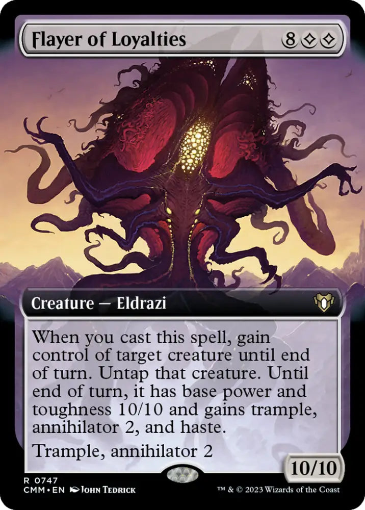 Flayer of Loyalties (Extended Art) [Commander Masters] - MTG Single