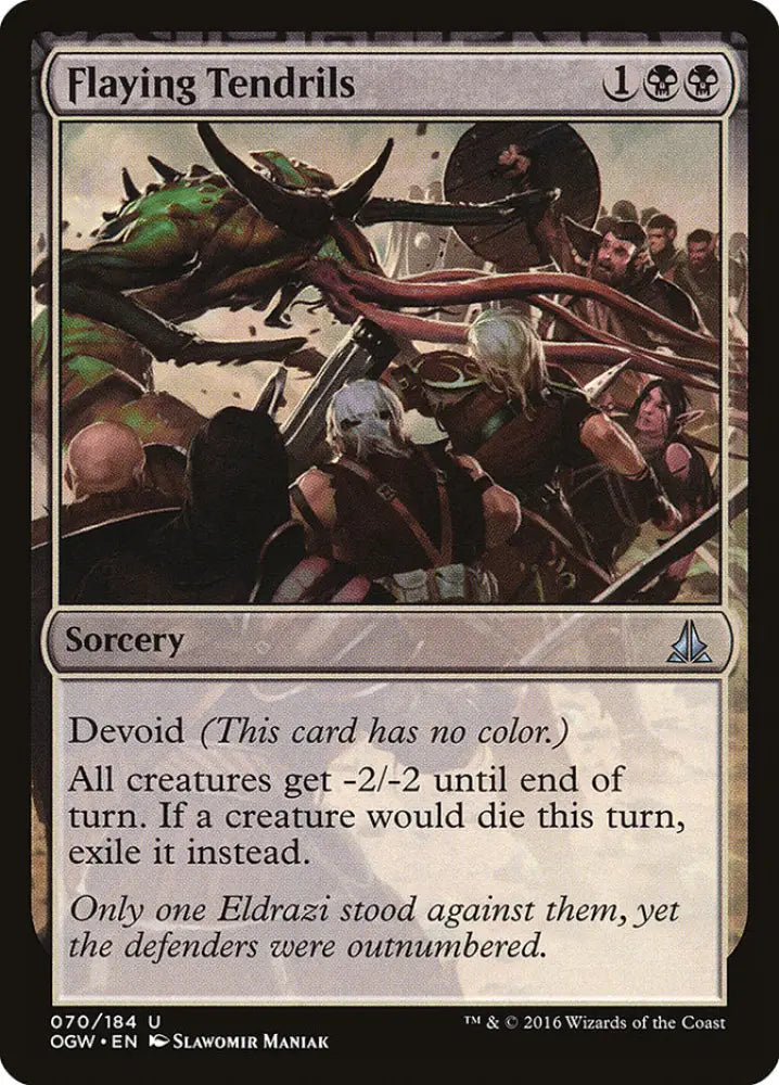 Flaying Tendrils [Oath of the Gatewatch] - MTG Single