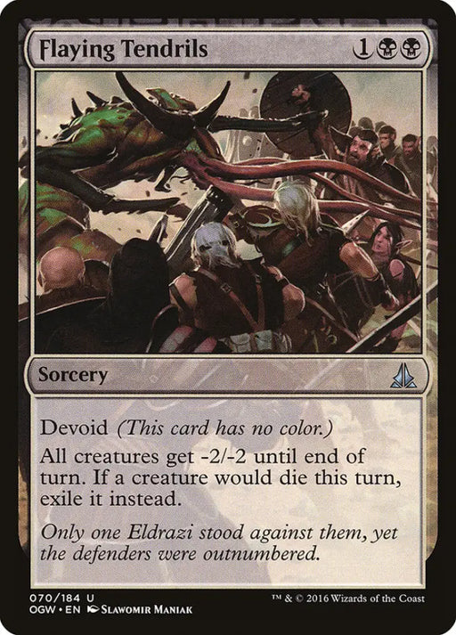 Flaying Tendrils [Oath of the Gatewatch] - MTG Single