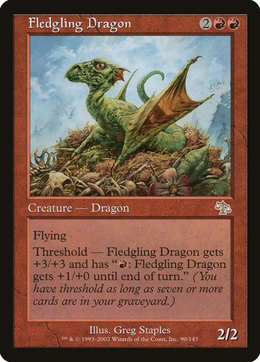 Fledgling Dragon [Judgment] - MTG Single