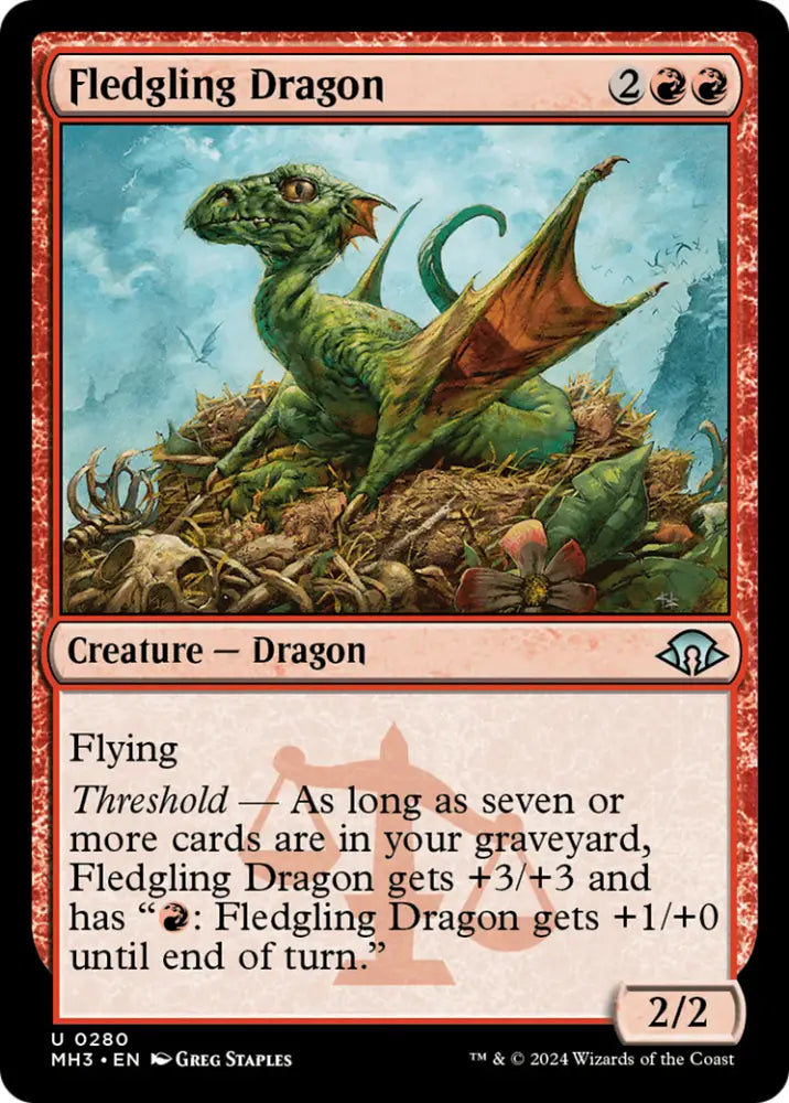 Fledgling Dragon [Modern Horizons 3] - MTG Single