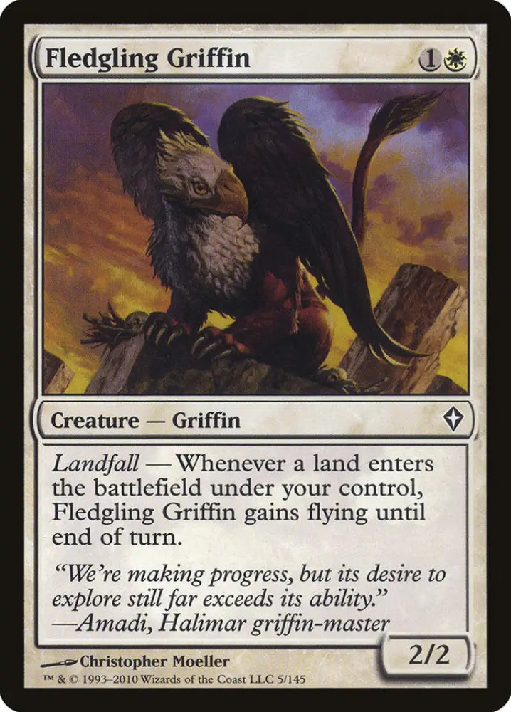 Fledgling Griffin [Worldwake] - MTG Single