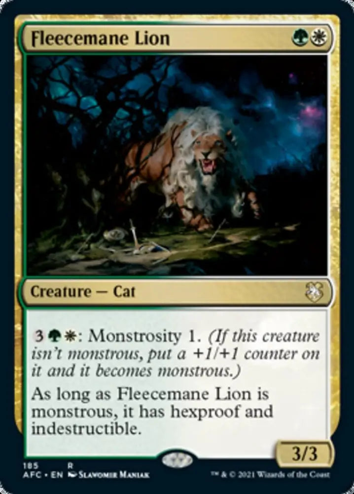 Fleecemane Lion [Dungeons & Dragons: Adventures in the Forgotten Realms Commander] - MTG Single