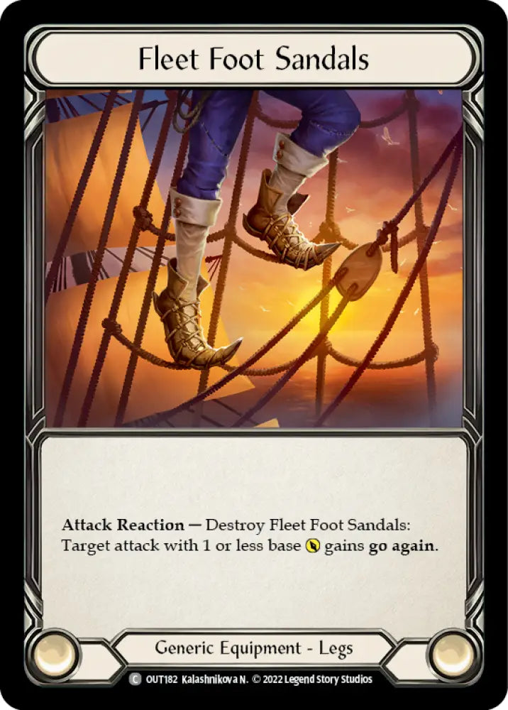 Fleet Foot Sandals [Outsiders] Cold Foil - Flesh And Blood Single