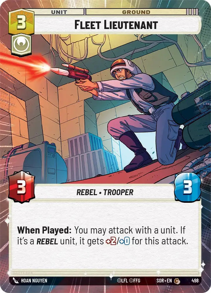Fleet Lieutenant (Hyperspace) (498) [Spark of Rebellion] - Star Wars: Unlimited Single