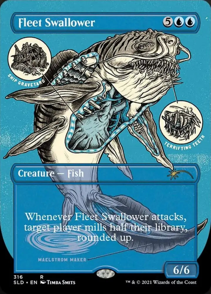 Fleet Swallower (Borderless) [Secret Lair Drop Series] - MTG Single