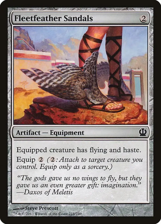Fleetfeather Sandals [Theros] - MTG Single