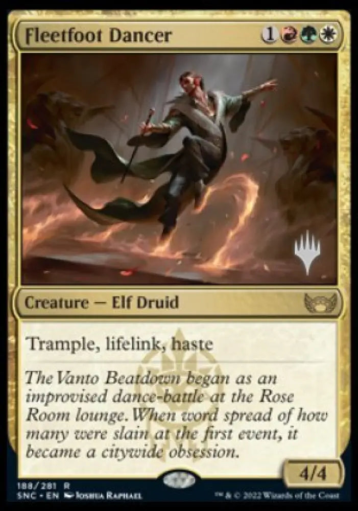 Fleetfoot Dancer (Promo Pack) [Streets of New Capenna Promos] - MTG Single
