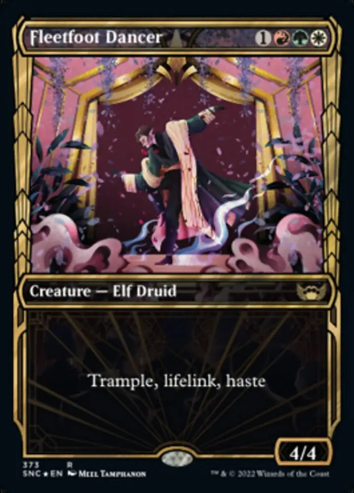 Fleetfoot Dancer (Showcase Golden Age Gilded Foil) [Streets of New Capenna] - MTG Single