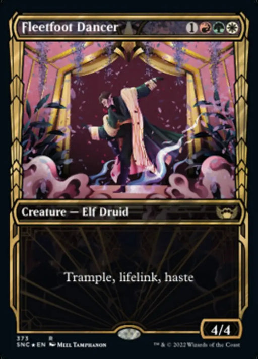 Fleetfoot Dancer (Showcase Golden Age Gilded Foil) [Streets of New Capenna] - MTG Single