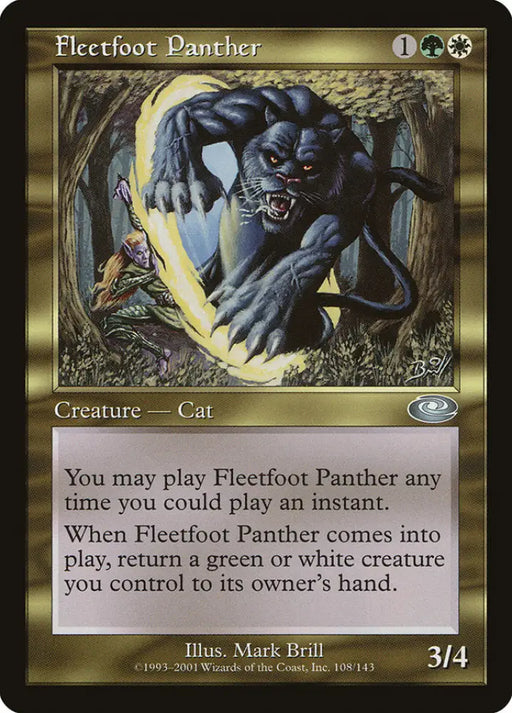 Fleetfoot Panther [Planeshift] - MTG Single
