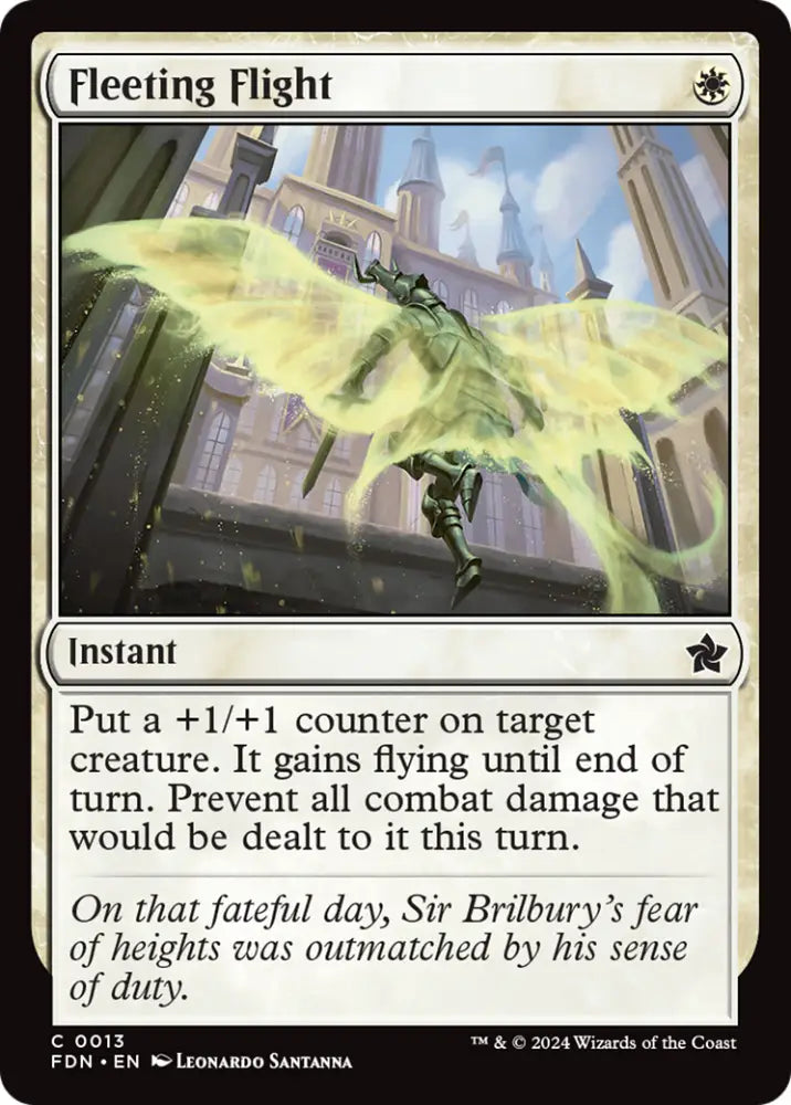 Fleeting Flight [Foundations] - MTG Single