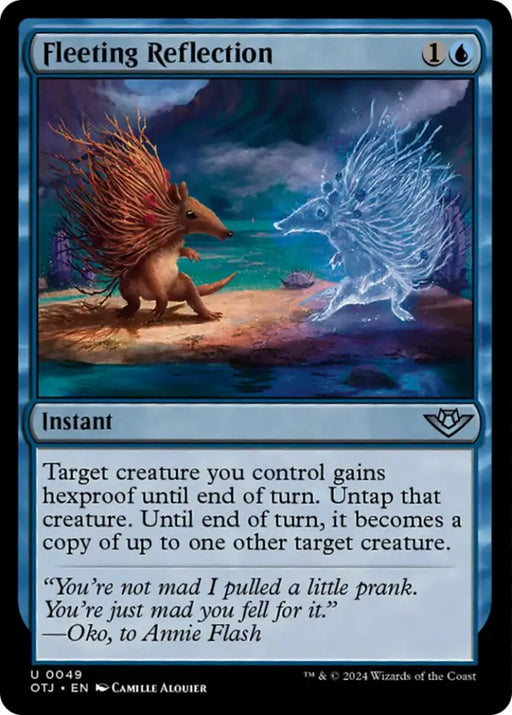 Fleeting Reflection [Outlaws of Thunder Junction] - MTG Single
