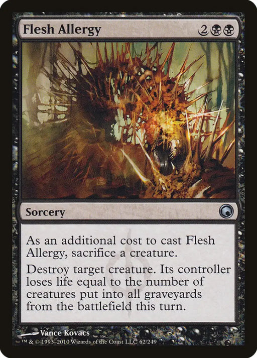 Flesh Allergy [Scars of Mirrodin] - MTG Single