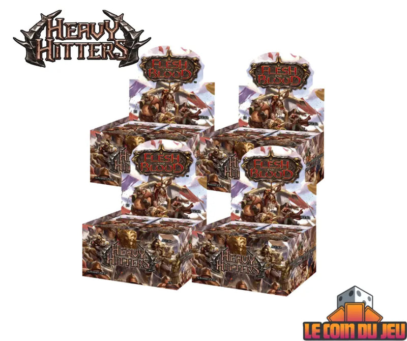 Flesh And Blood: Heavy Hitters Booster Box Case of 4 - Flesh and Blood Sealed