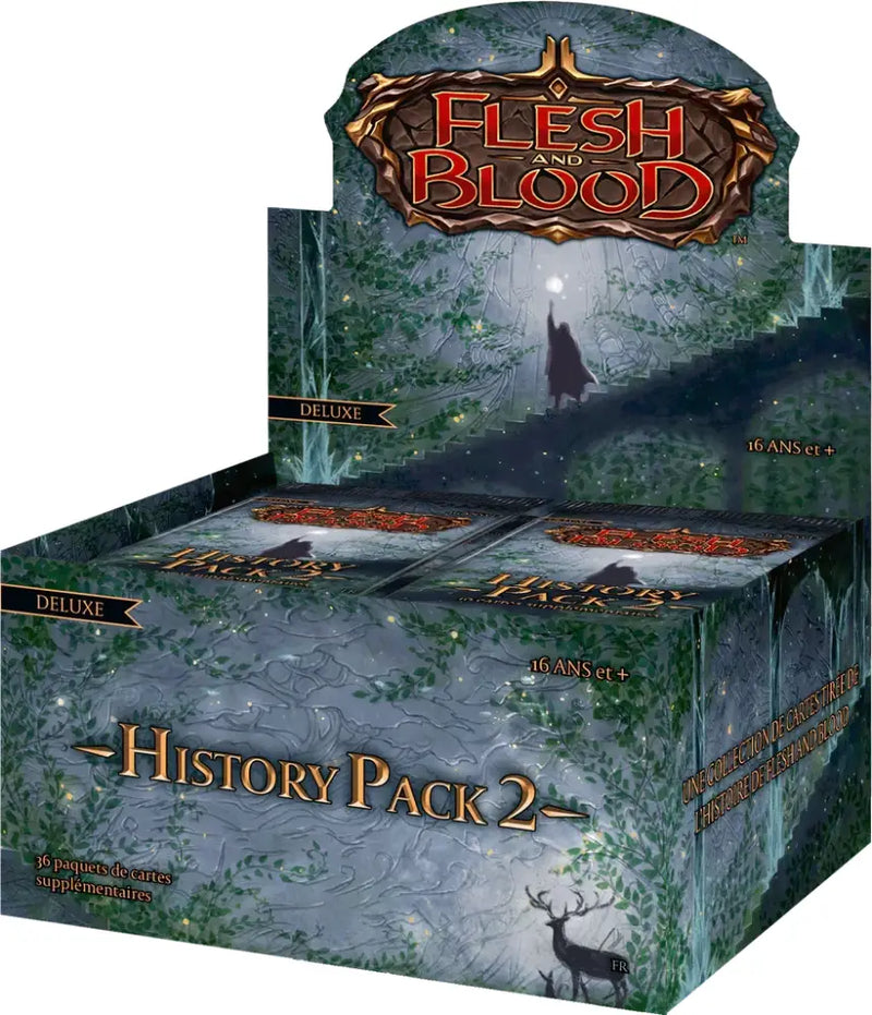 Flesh and Blood History Pack 2 Black Label French Booster Box - Flesh and Blood Sealed