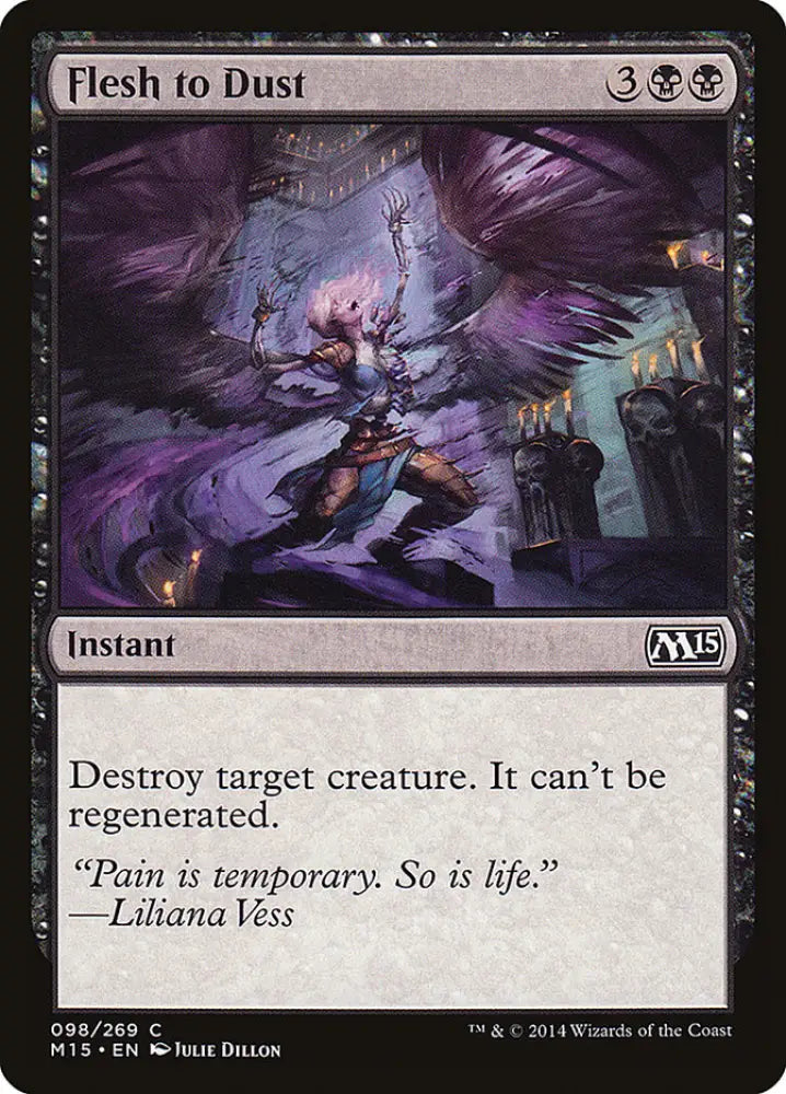 Flesh to Dust [Magic 2015] - MTG Single