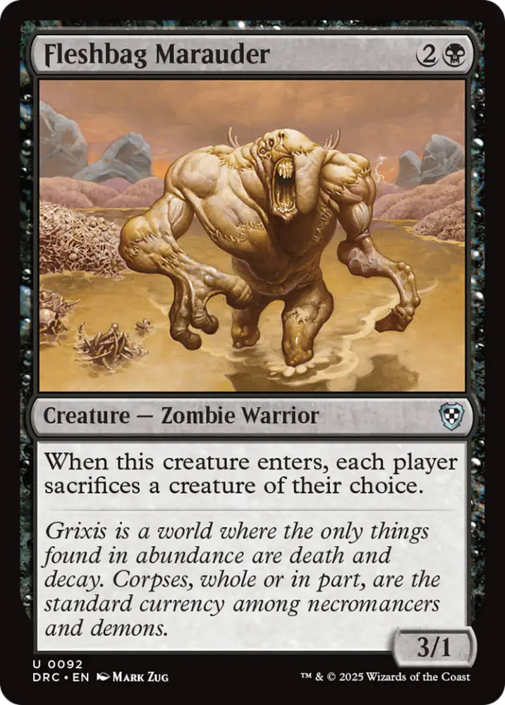 Fleshbag Marauder [Aetherdrift Commander] - MTG Single