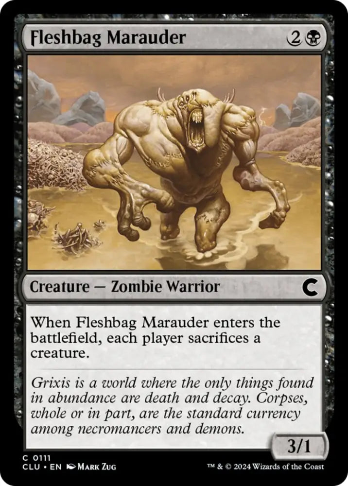 Fleshbag Marauder [Ravnica: Clue Edition] - MTG Single