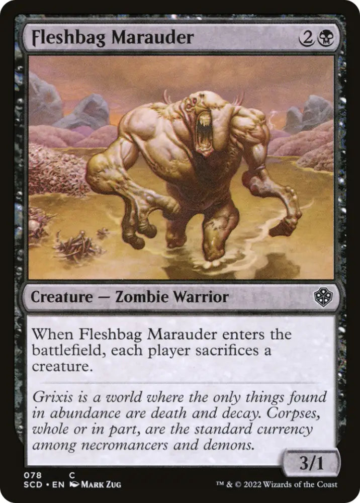Fleshbag Marauder [Starter Commander Decks] - MTG Single