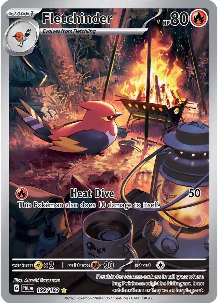 Fletchinder (199/193) [Scarlet & Violet: Paldea Evolved] - Pokemon Single