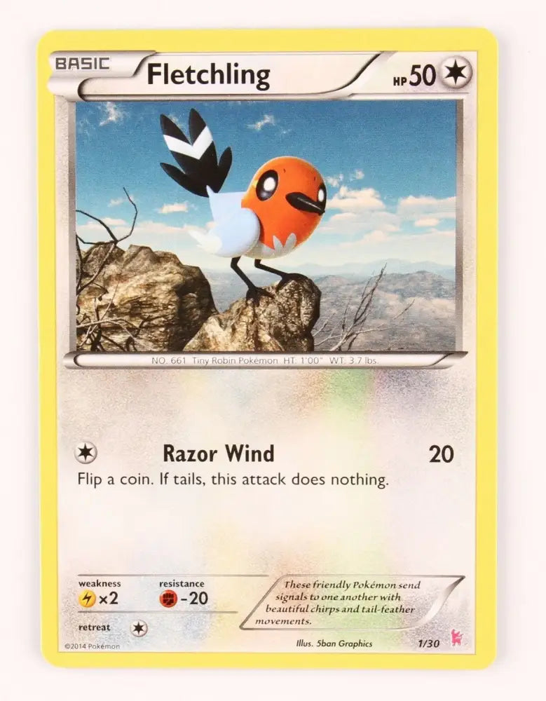 Fletchling (1/30) [XY: Trainer Kit - Sylveon] - Pokemon Single