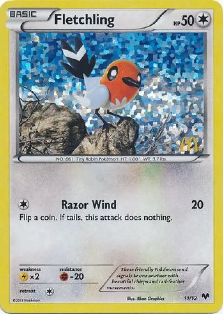 Fletchling (11/12) [McDonald’s Promos: 2014 Collection] - Pokemon Single