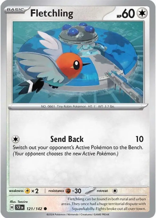 Fletchling (121/142) [Scarlet & Violet: Stellar Crown] - Pokemon Single