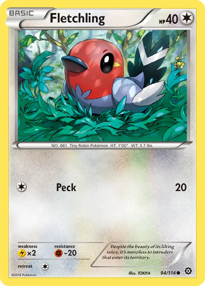 Fletchling (94/114) [XY: Steam Siege] - Pokemon Single