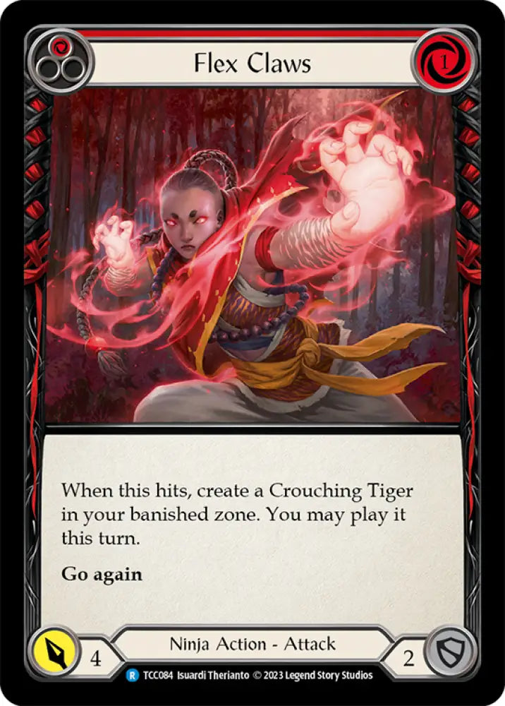 Flex Claws (Red) [Round the Table: TCC x LSS] - Flesh And Blood Single