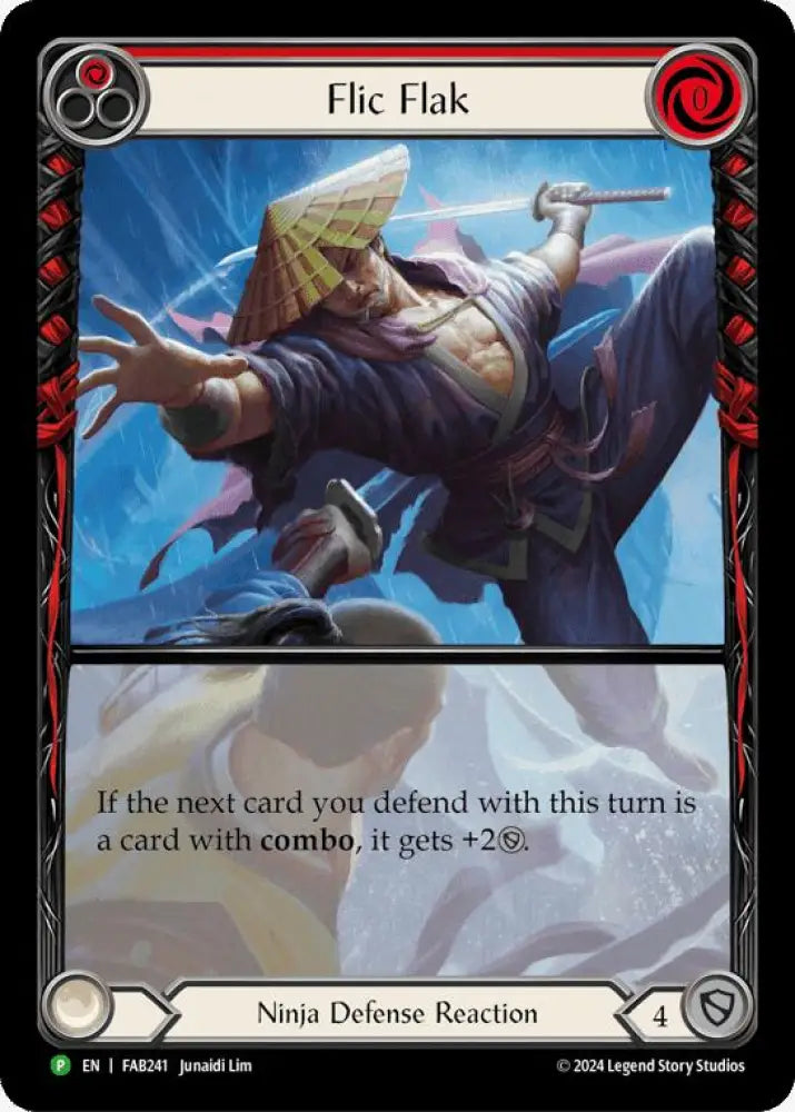Flic Flak [FAB241] (Promo) Rainbow Foil - Flesh And Blood Single