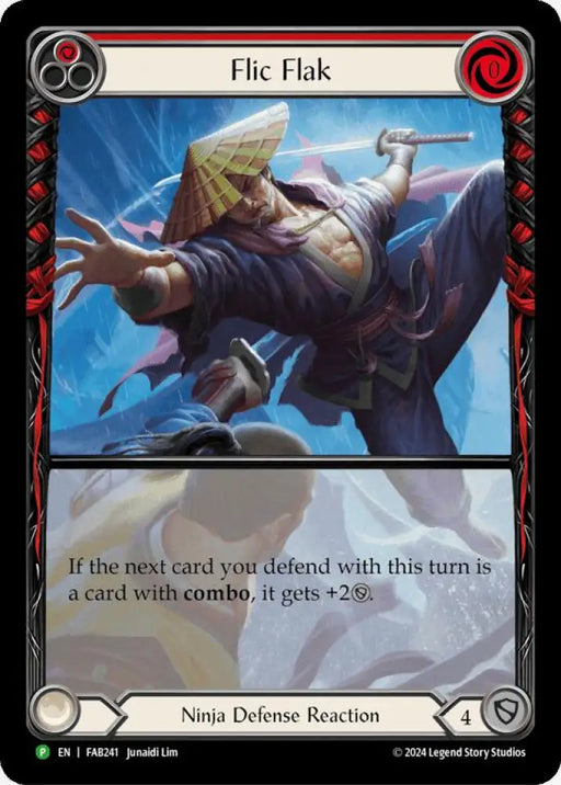 Flic Flak [FAB241] (Promo) Rainbow Foil - Flesh And Blood Single