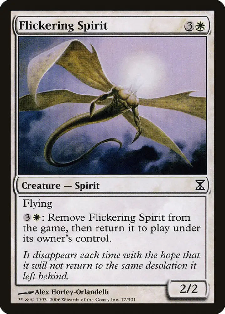 Flickering Spirit [Time Spiral] - MTG Single