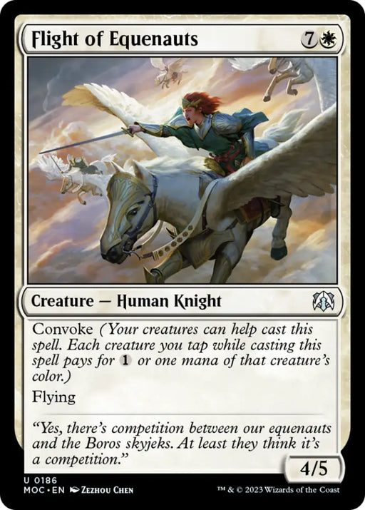 Flight of Equenauts [March of the Machine Commander] - MTG Single
