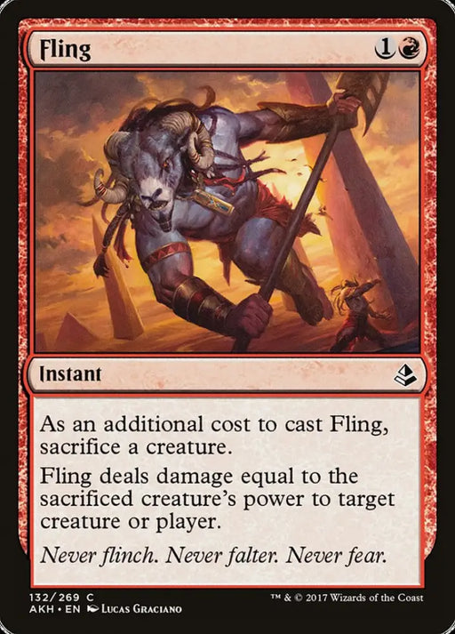 Fling [Amonkhet] - MTG Single