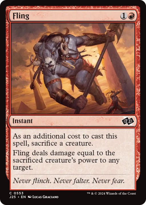 Fling [Foundations Jumpstart] - MTG Single