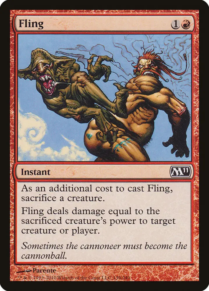 Fling [Magic 2011] - MTG Single